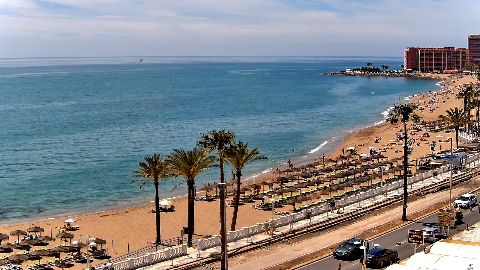 Benalmadena paplūdimio tiesioginė kamera tiesioginės kameros peržiūra