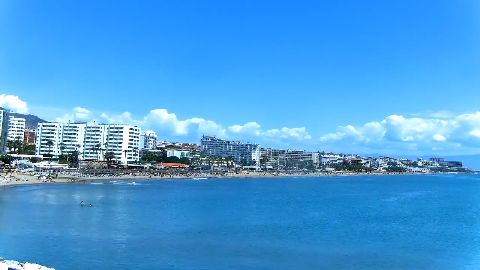 Benalmadena paplūdimio tiesioginė kamera tiesioginės kameros peržiūra