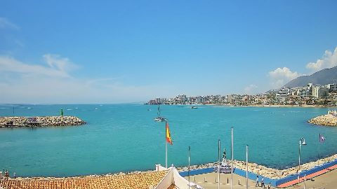 Benalmadena uosto tiesioginė kamera tiesioginės kameros peržiūra