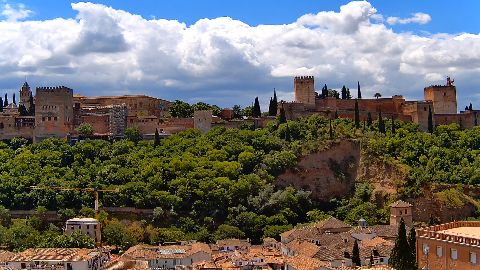 Granada miesto tiesioginė kamera tiesioginės kameros peržiūra